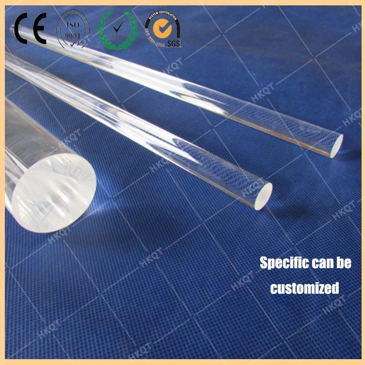 Clear Quartz Glass Rod Clear Quartz Rod for Solar or Semiconductor