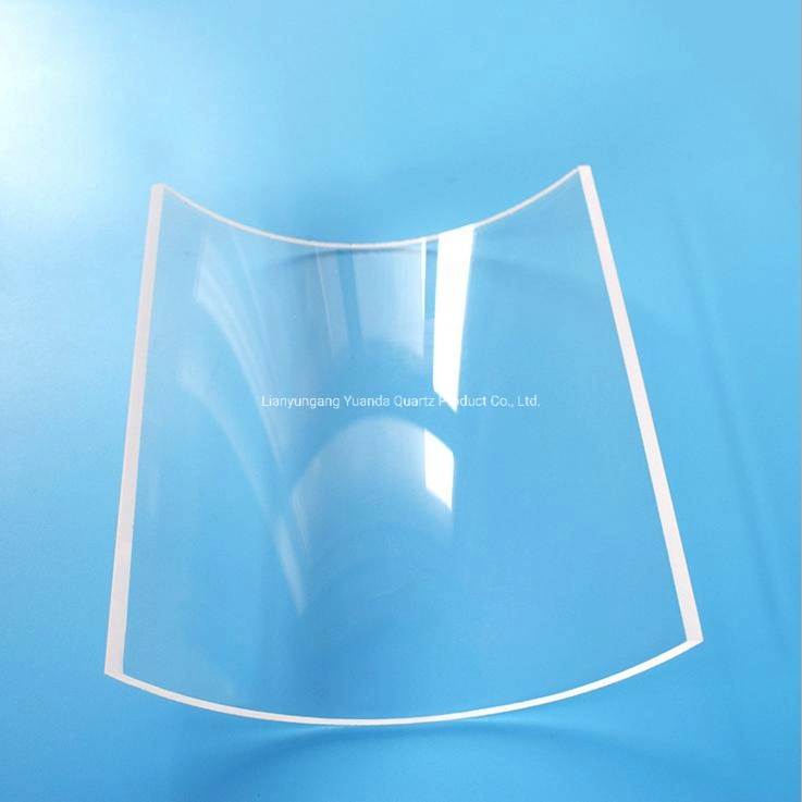 Half Round High Purity Quartz Glass Fused Silica Plate